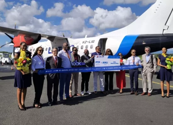 Aérien : La LIAT inaugure la liaison entre Antigua et Pointe-à-Pitre